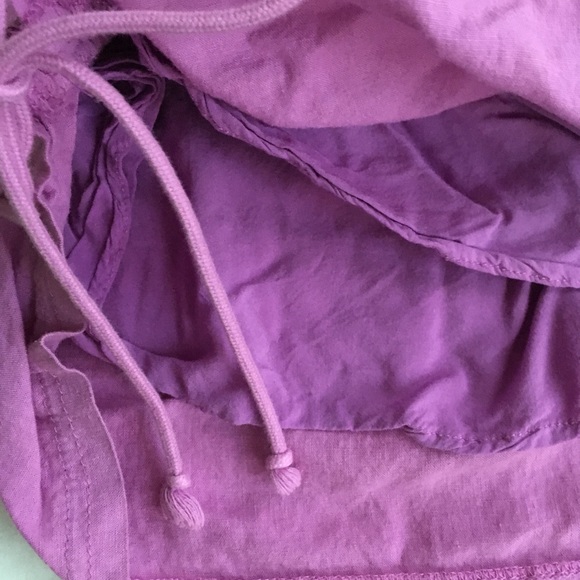 Free People Tori Side Ruched Mini Skirt Purple - Picture 6 of 8